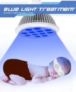 Blue Light Therapy Lamp, QoQiu Jaundice Light Therapy, Home Therapy Lamp to Replace Sun Exposure