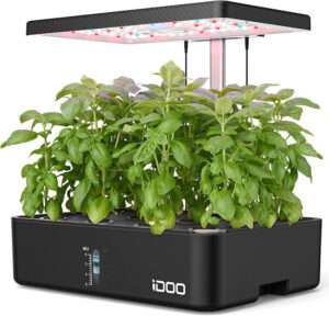 Indoor Garden with LED Grow Light, Plants Germination Kit, Built-in Fan, Automatic Timer