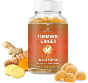 Turmeric and Ginger Supplement for Immune Support, Healthy Skin and Fights Inflammation, Vegan Joint Supplement